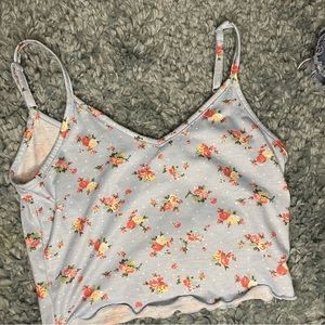 Shein floral tank top
